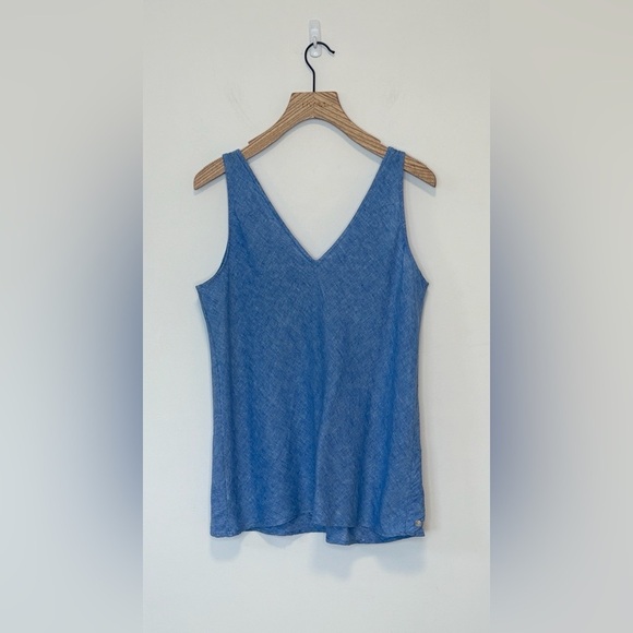Lilly Pulitzer Florin Sleeveless Linen Tank , sz : medium - Picture 3 of 8